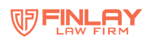 The logo for finlay law firm has a shield on it.