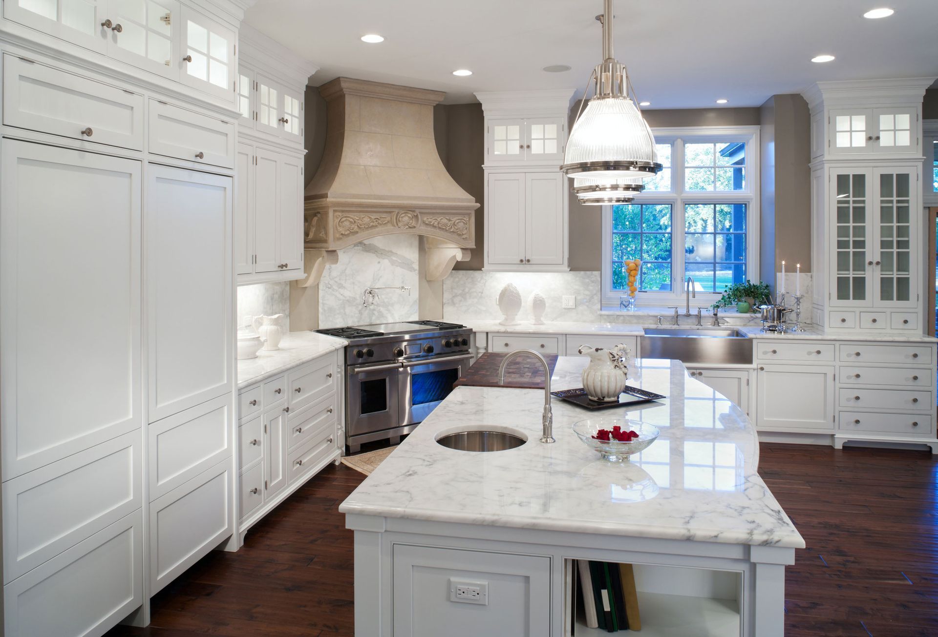 Luxurious Residential Kitchen | Emerald Isle, NC | Artisan Granite and Marble