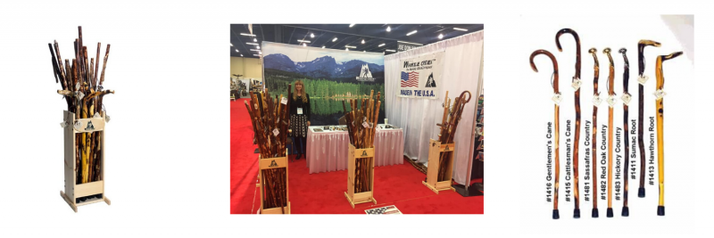 Whistle creek display at trade show