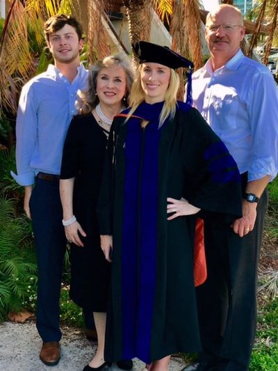 Mirta Martin and her family