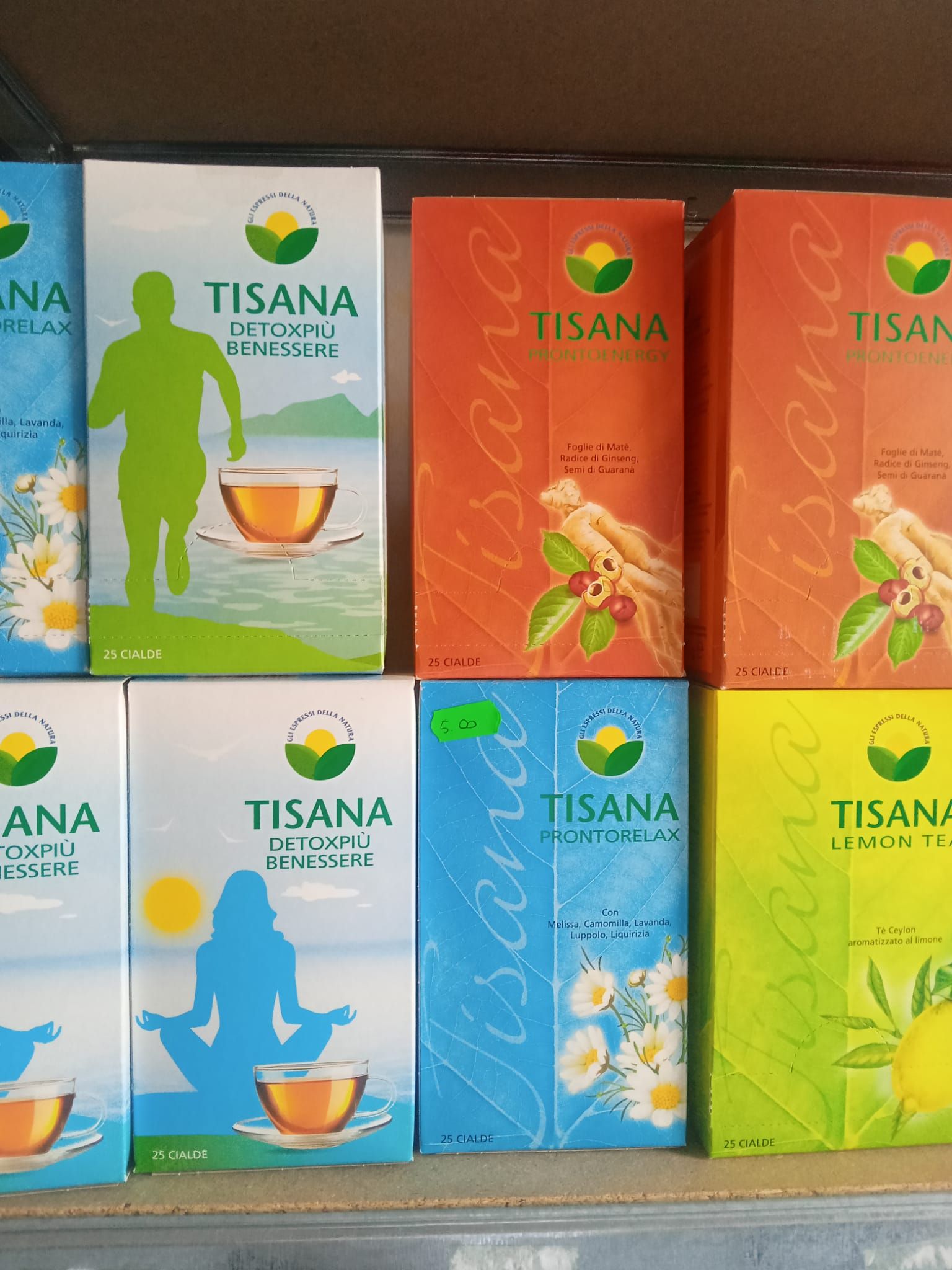 diversi tipi di capsule tisana