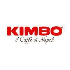 il logo di kimbo il caffè di napoli è rosso e bianco su sfondo bianco .
