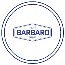 un logo per il caffè barbaro di napoli