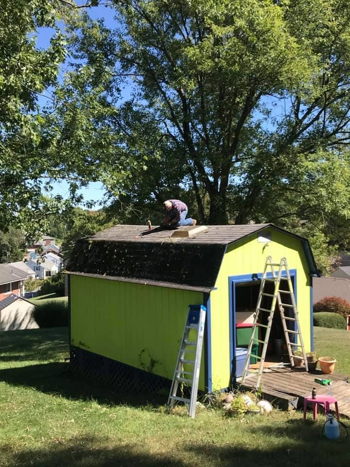 Small Deck Under Construction – Morgantown, WV – O'connor Contracting