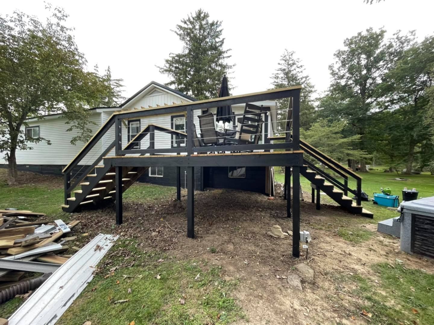 Finished Construction Of A Veranda – Morgantown, WV – O'connor Contracting