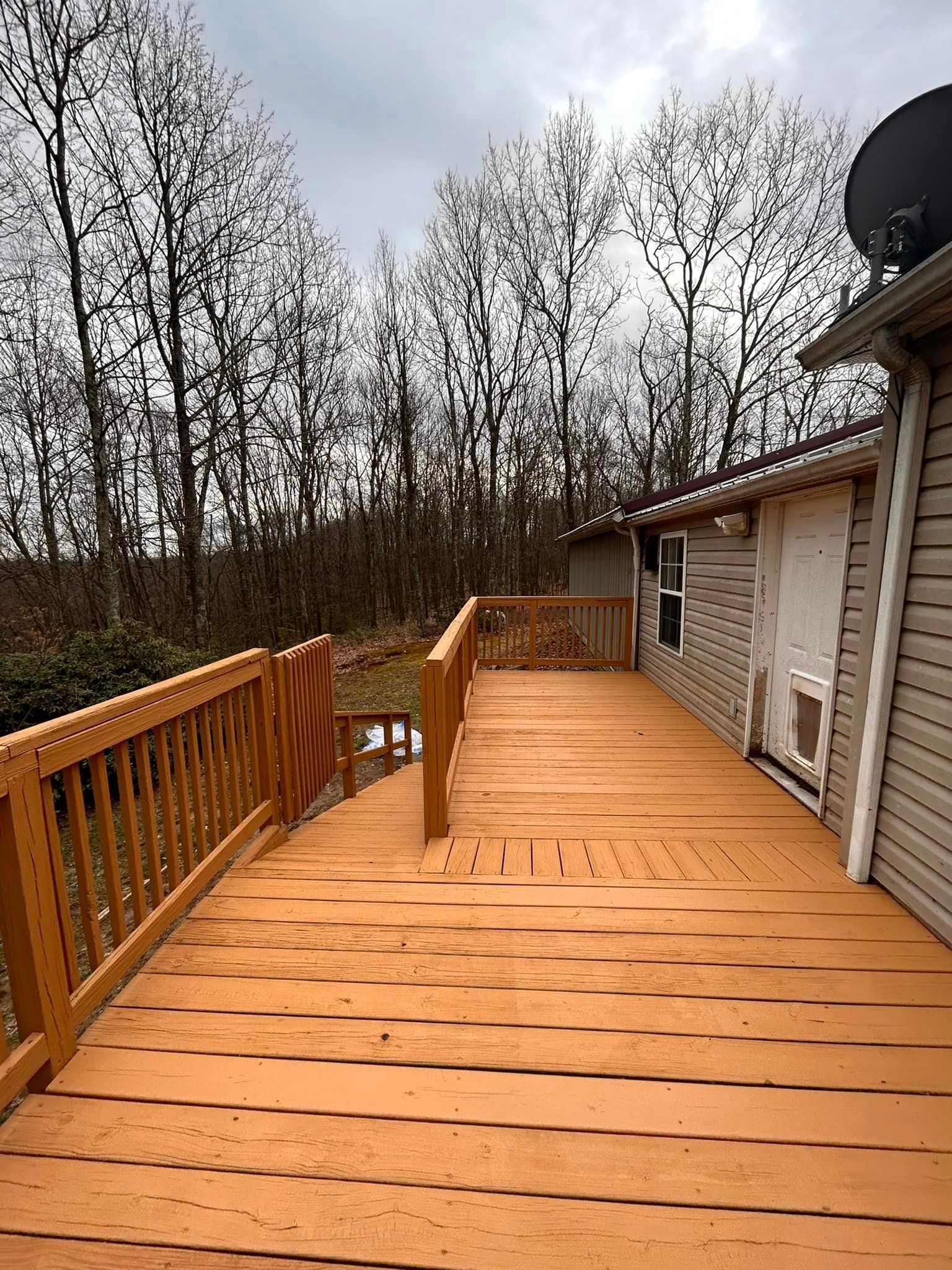 Wooden Patio Walk – Morgantown, WV – O'connor Contracting