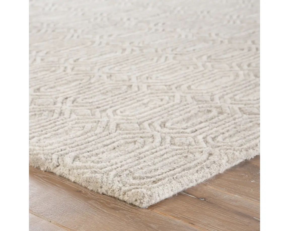 White rug with geometric pattern near Sonoma, California (CA)
