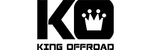 KING OFFROAD logo with a black crown icon and bold black text on white background