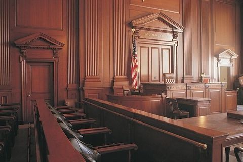 Interior of Court Room — Tulare County, CA — Perez Law Firm