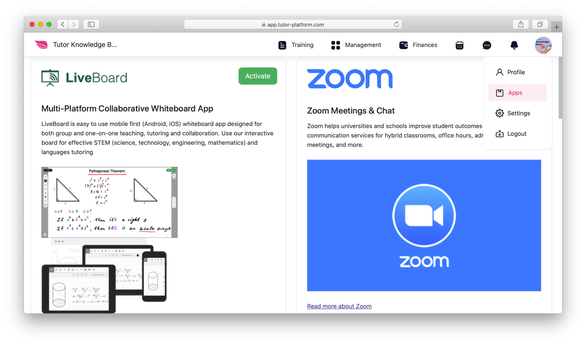 Teach with Zoom, LessonSpace, LiveBoard, Google Meet