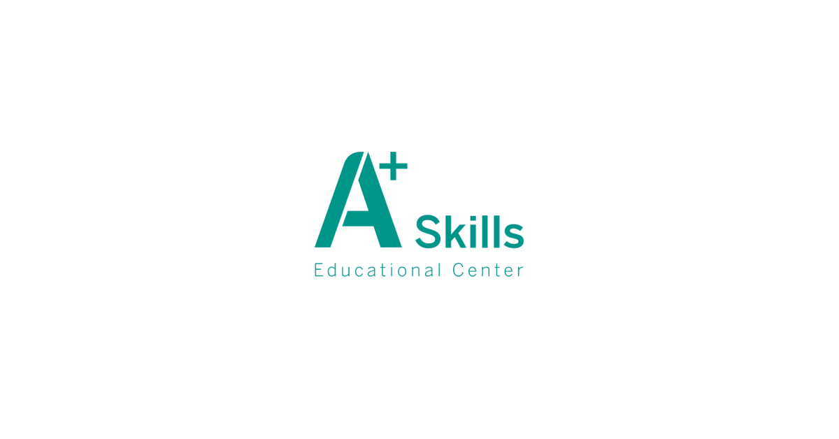 A logo for a skills selection center on a white background.