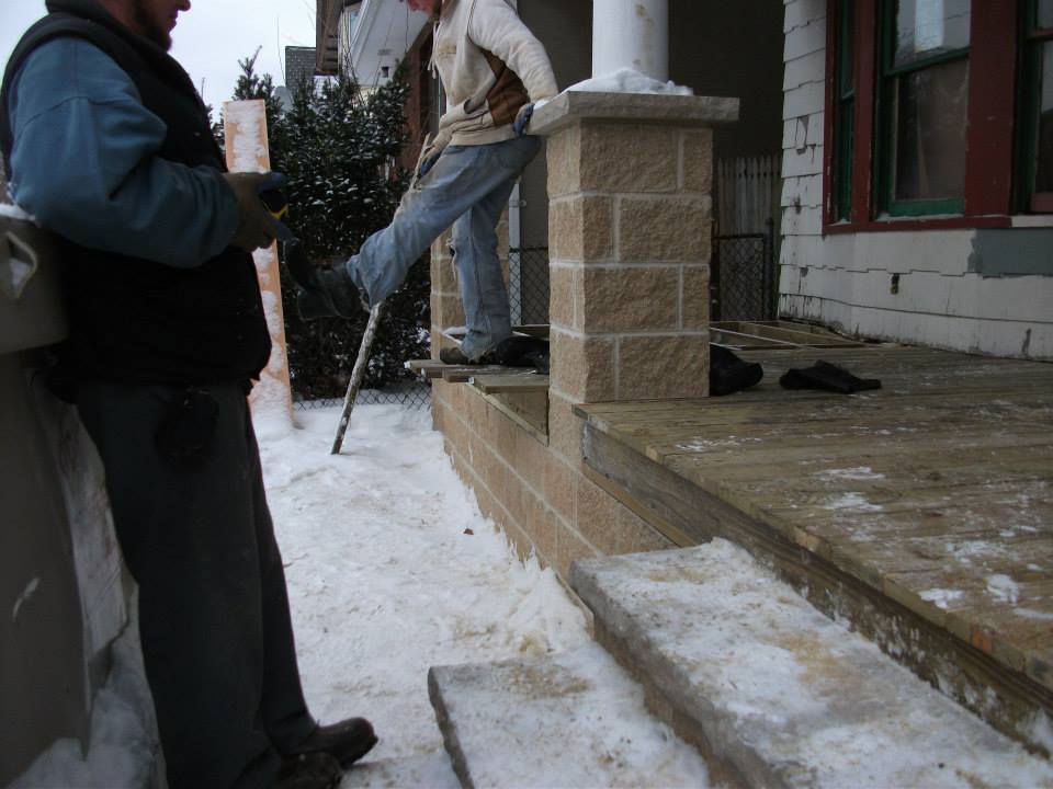Porch Repair — North Royalton, OH — Advanced Masonry & Chimney Service