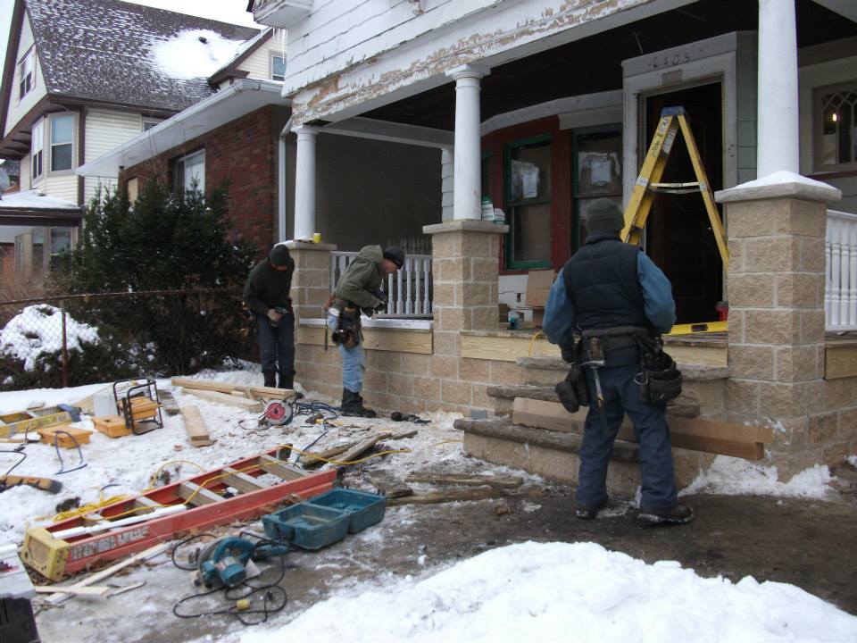 Porch Construction — North Royalton, OH — Advanced Masonry & Chimney Service