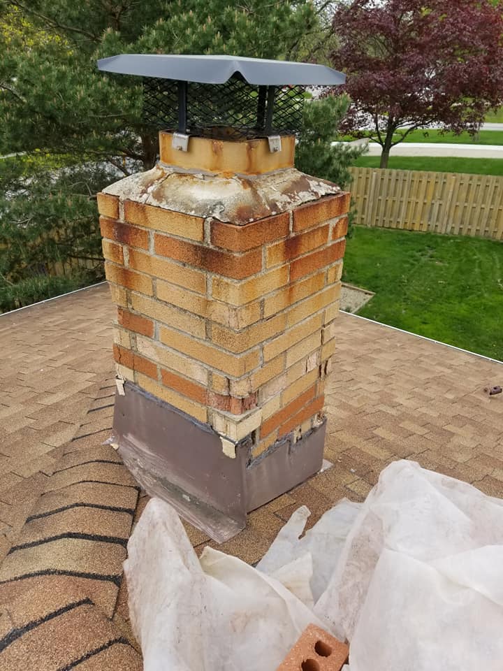 Chimney Crown Repair — North Royalton, OH — Advanced Masonry & Chimney Service