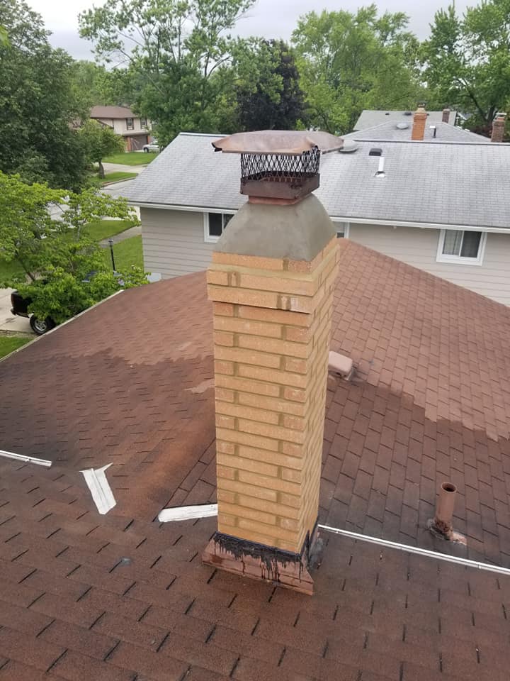 After Repairing the Chimney — North Royalton, OH — Advanced Masonry & Chimney Service