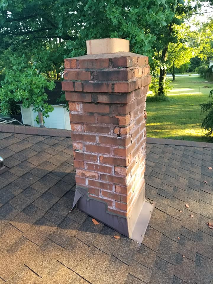 Before Chimney Repair — North Royalton, OH — Advanced Masonry & Chimney Service