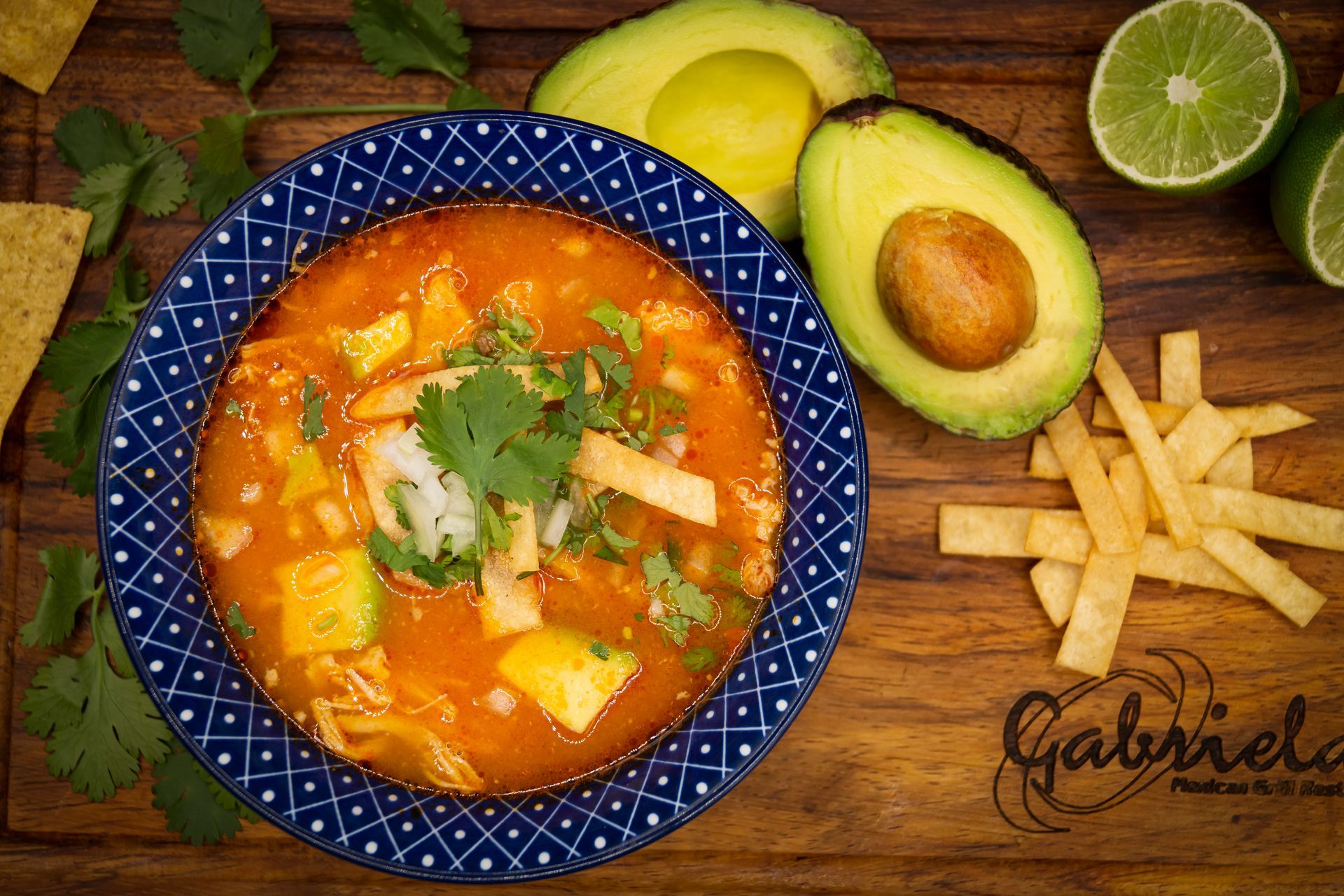 Tortilla Soup Gabriela's Mexican Grill.