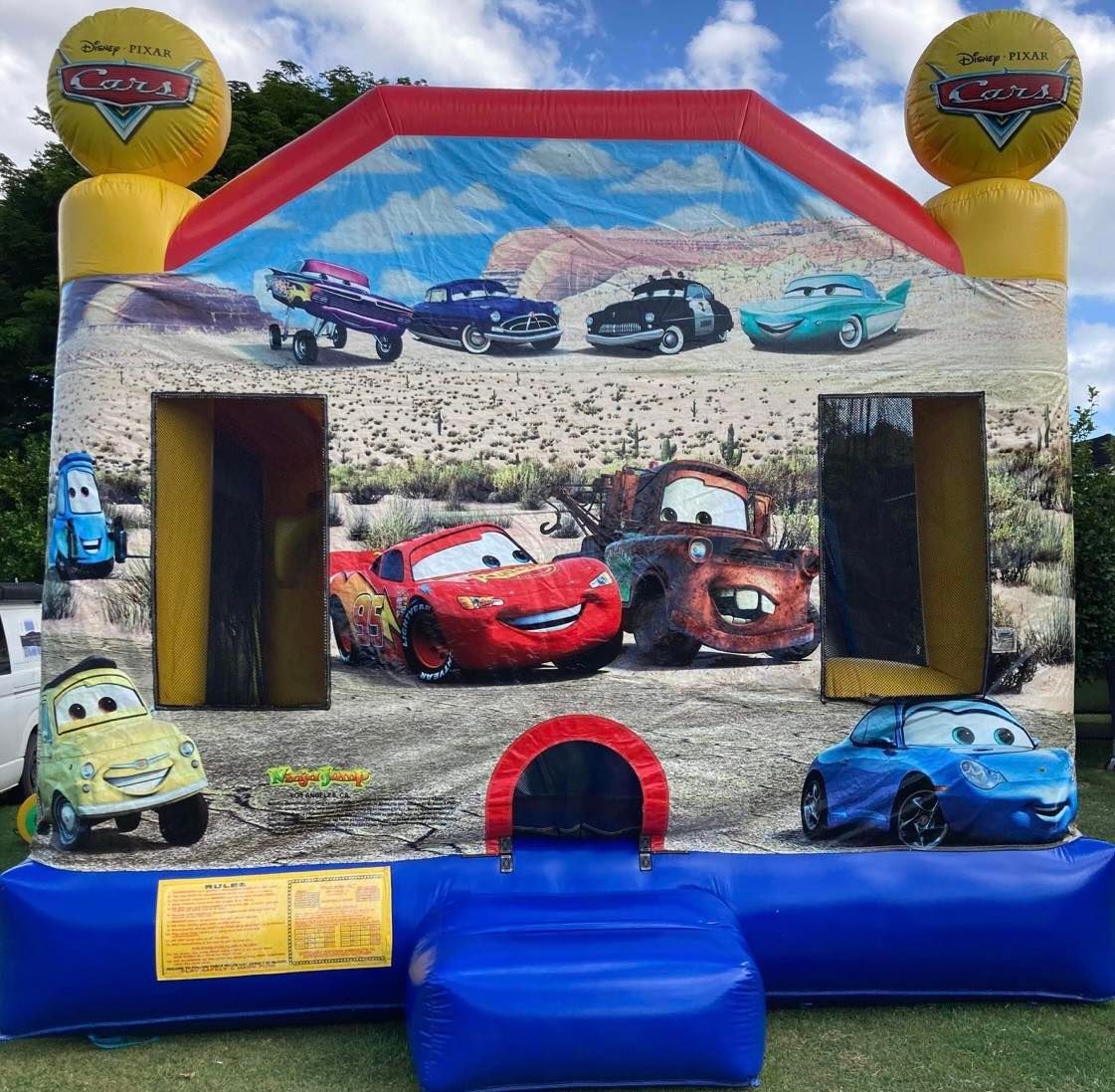 A Group Of People Are Riding Bumper Cars At An Amusement Park — Rides N Slides In Townsville, QLD