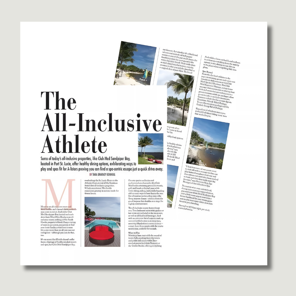 Spread of an article titled 