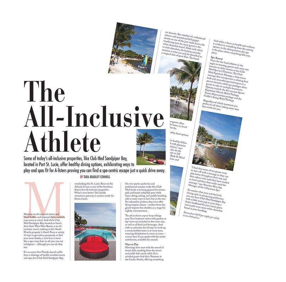 Spread of an article titled 