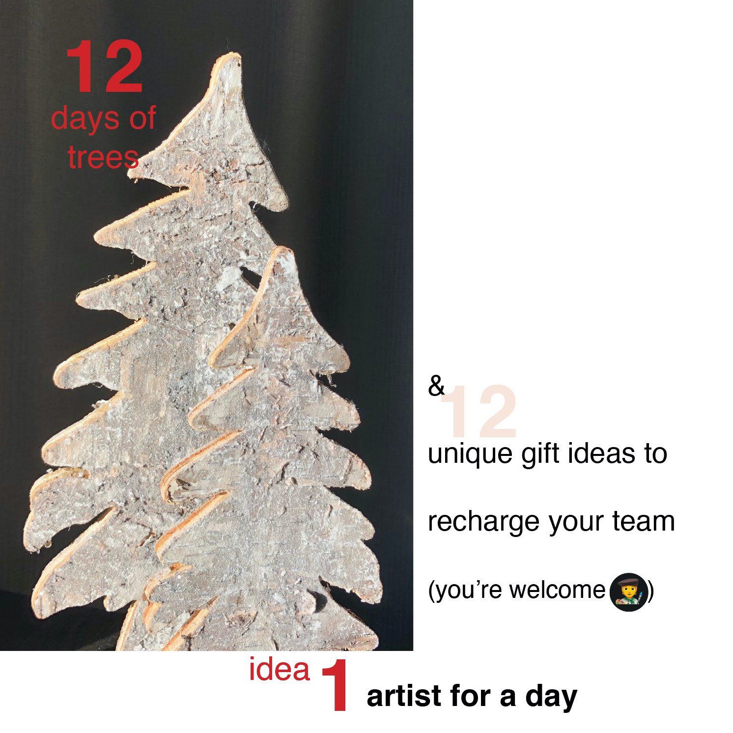 unique gifts, teambuilding, hr strategies, corporate culture, art experiences, Christmas shopping, holiday experiences, art gifts