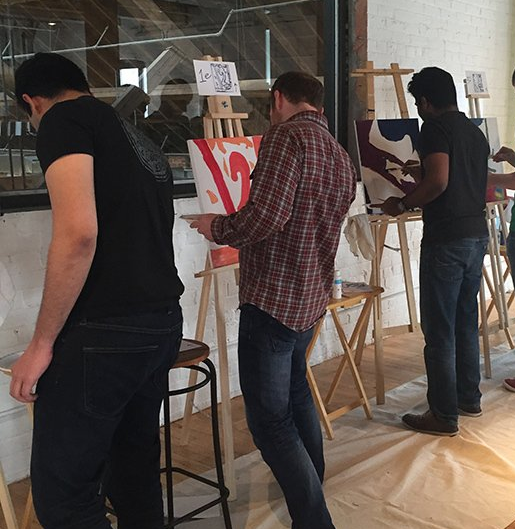 Team building event by studio k2 in Toronto, ON