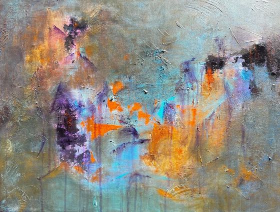 Abstract painting by Karen Klucowicz, Art by k2