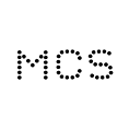 The word moss is written in black dots on a white background.