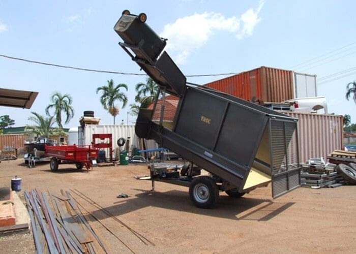 Custom Trailer Elevated by Hydraulic System — Voyager Trailers in Yarrawonga, NT