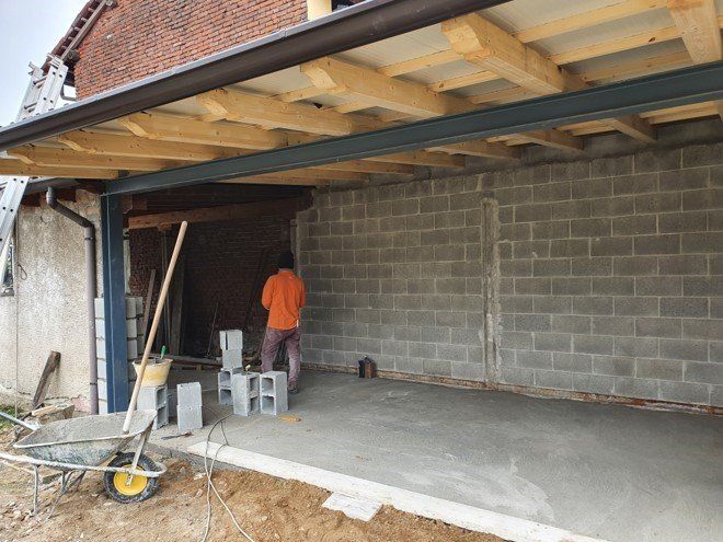 restauro di una copertura in legno di una casa privata