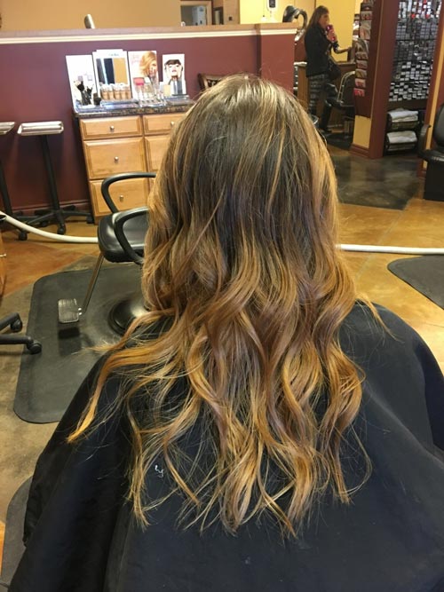 Woman Waiting for Hair Service — Salon in Shelby Township, MI
