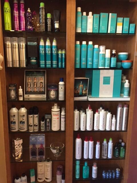 Products in Cabinet — Salon in Shelby Township, MI