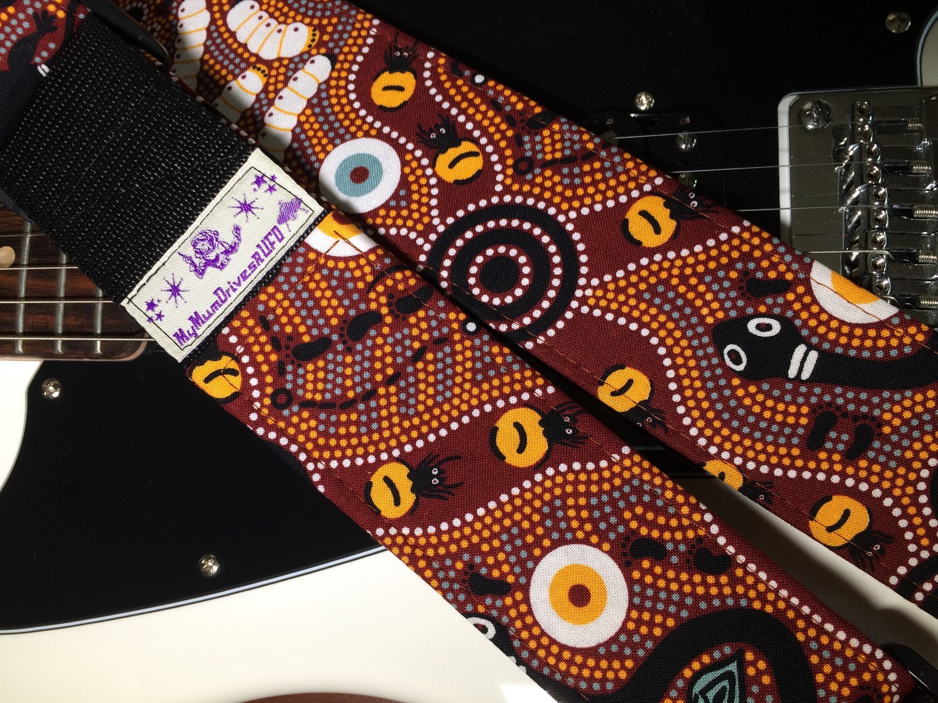 Dreaming tracks guitar strap