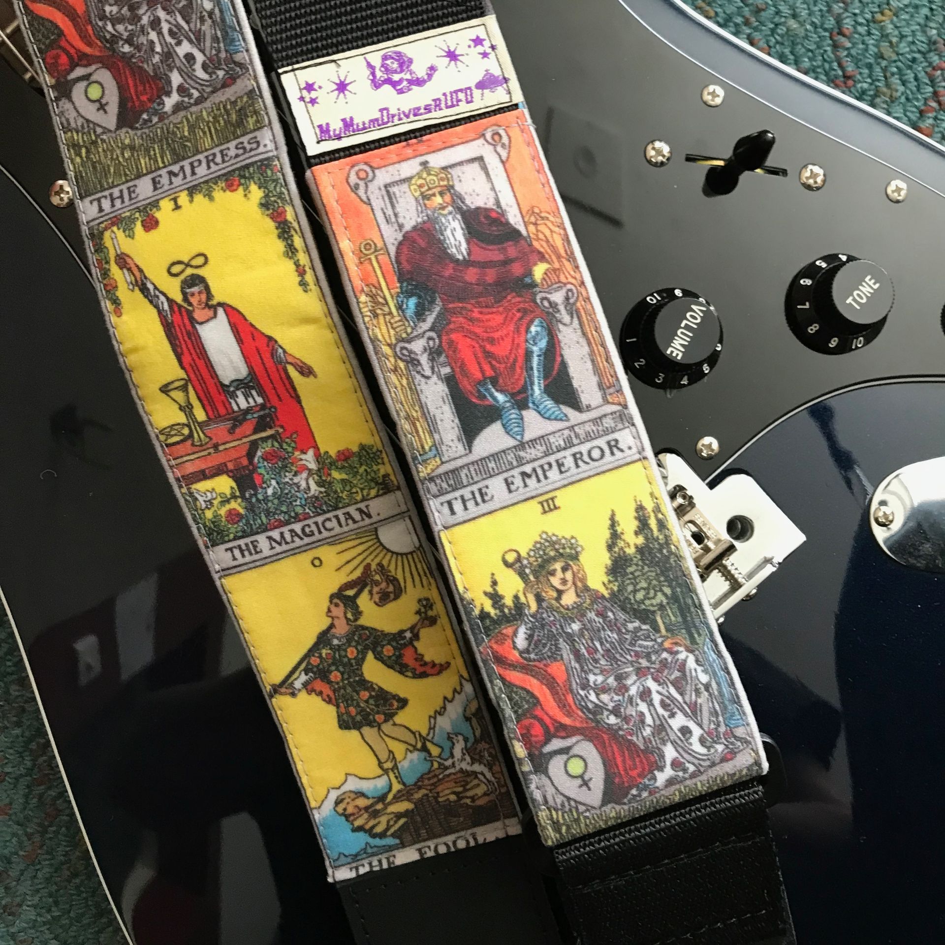 Arcana Path Tarot guitar strap