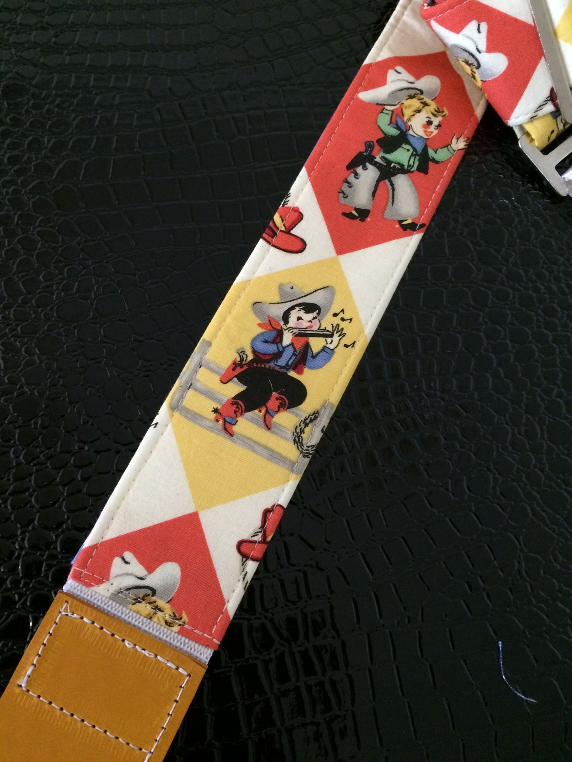 Little buckaroos vintage western guitar strap