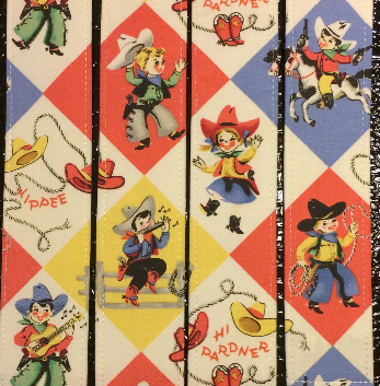 Little buckaroos vintage western guitar strap