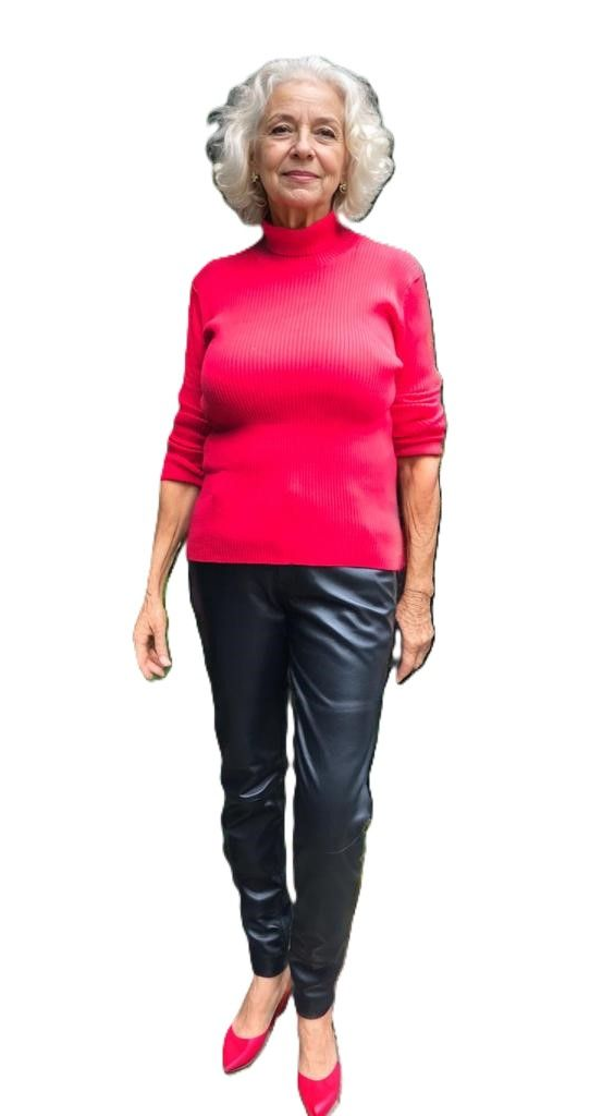 Zwarte leren dames broek Zwarte leren broek