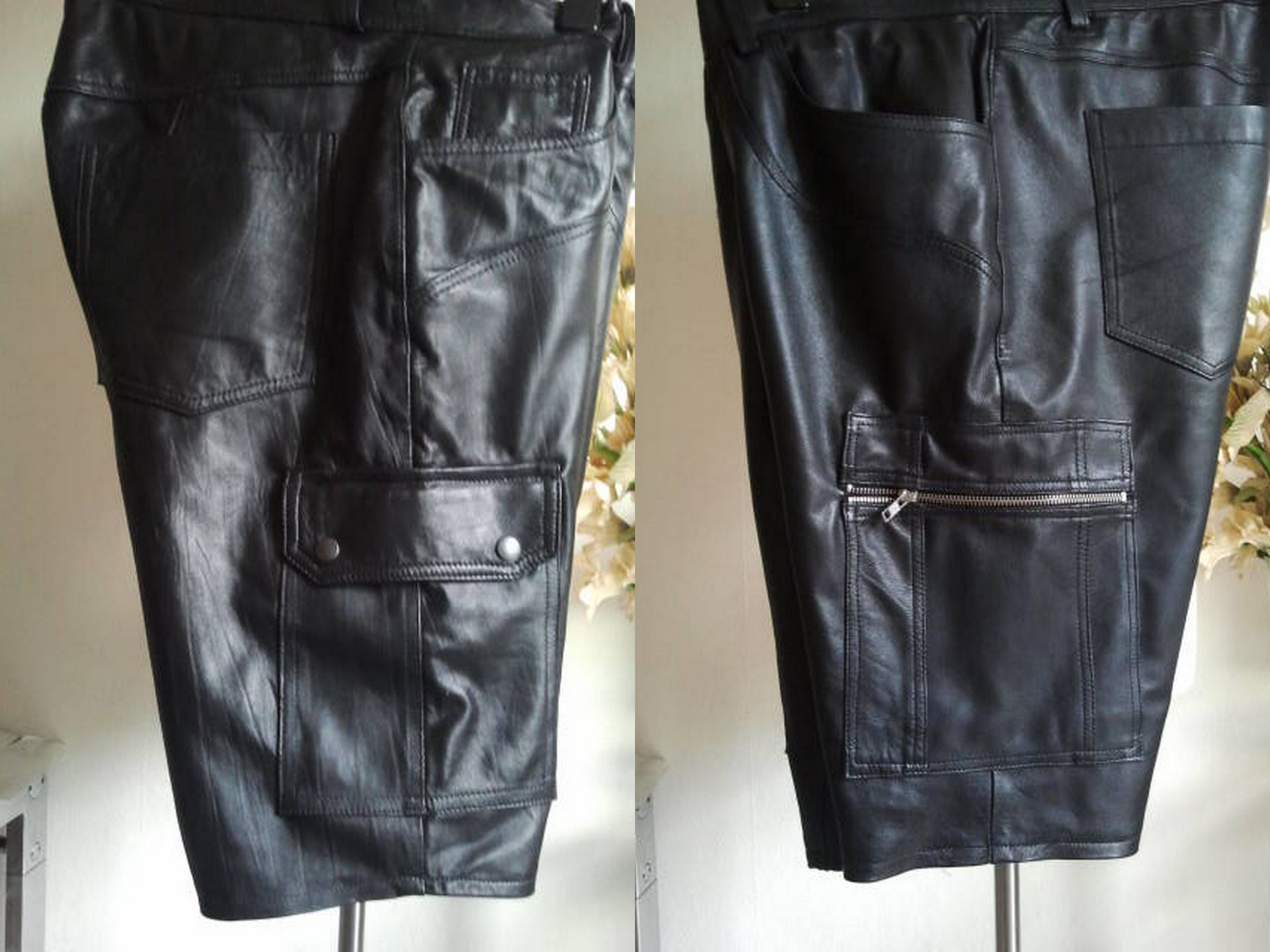 Kniebroek cargo model zwart