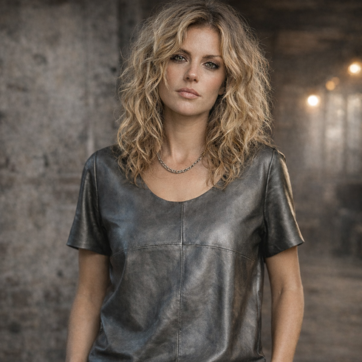 Leren dames T-shirts