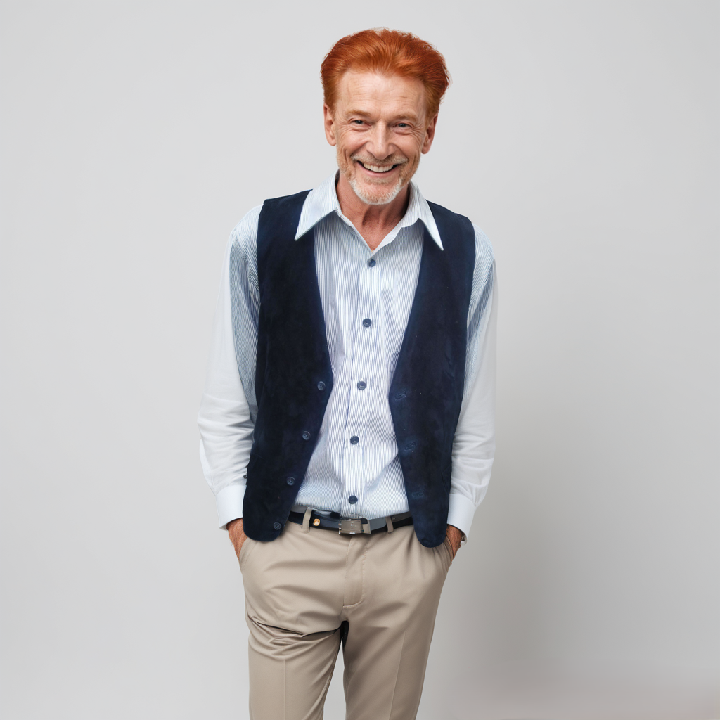 Zwarte stoere leren  broek