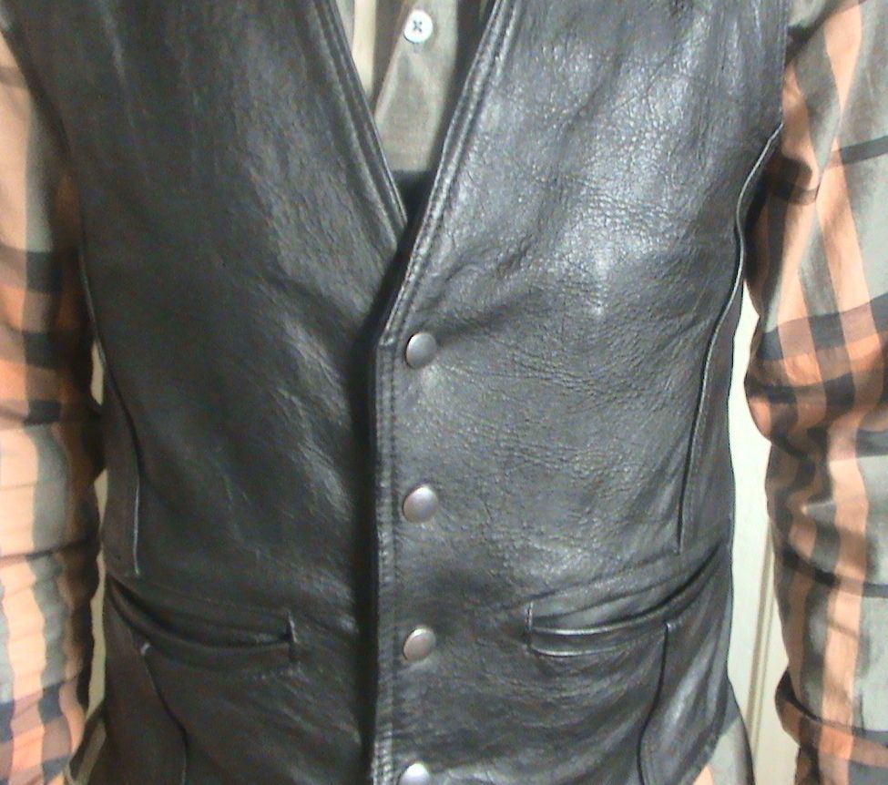 leren Gilet vest schapenleder