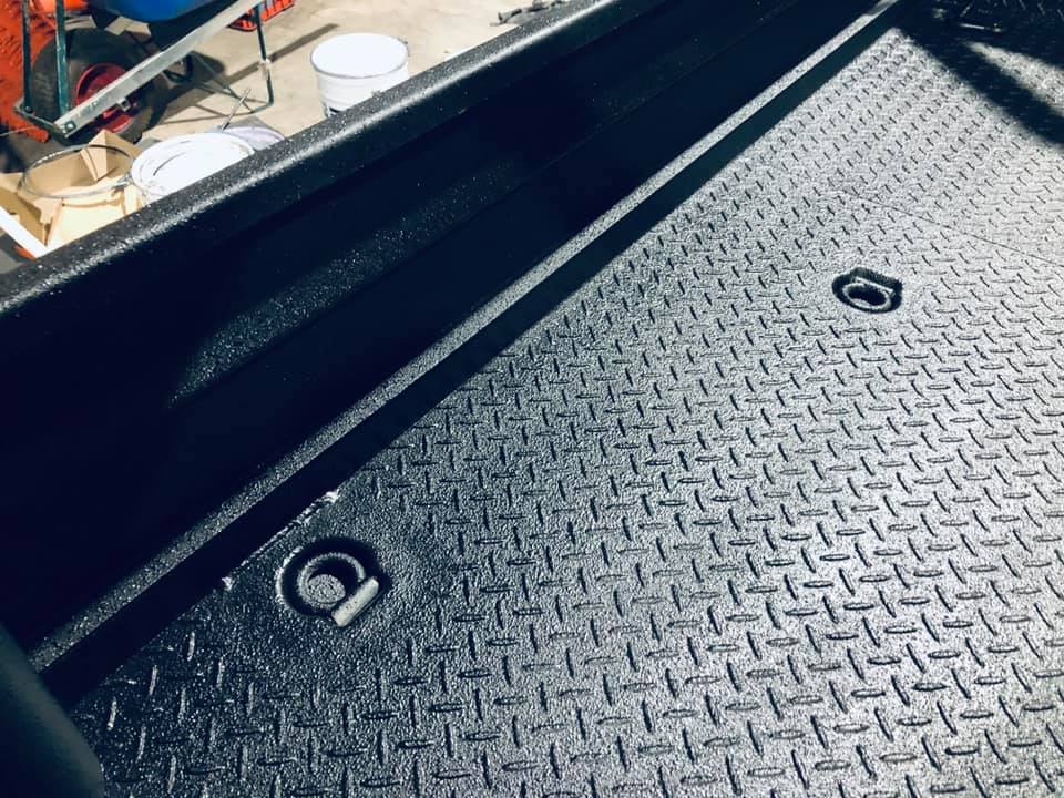 Custom Black Ute Tray — Fabrication in Wagga Wagga, NSW