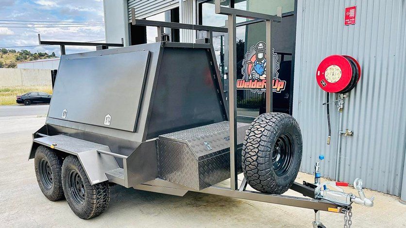 Custom Black Trailer — Boilermaker in Wagga Wagga, NSW