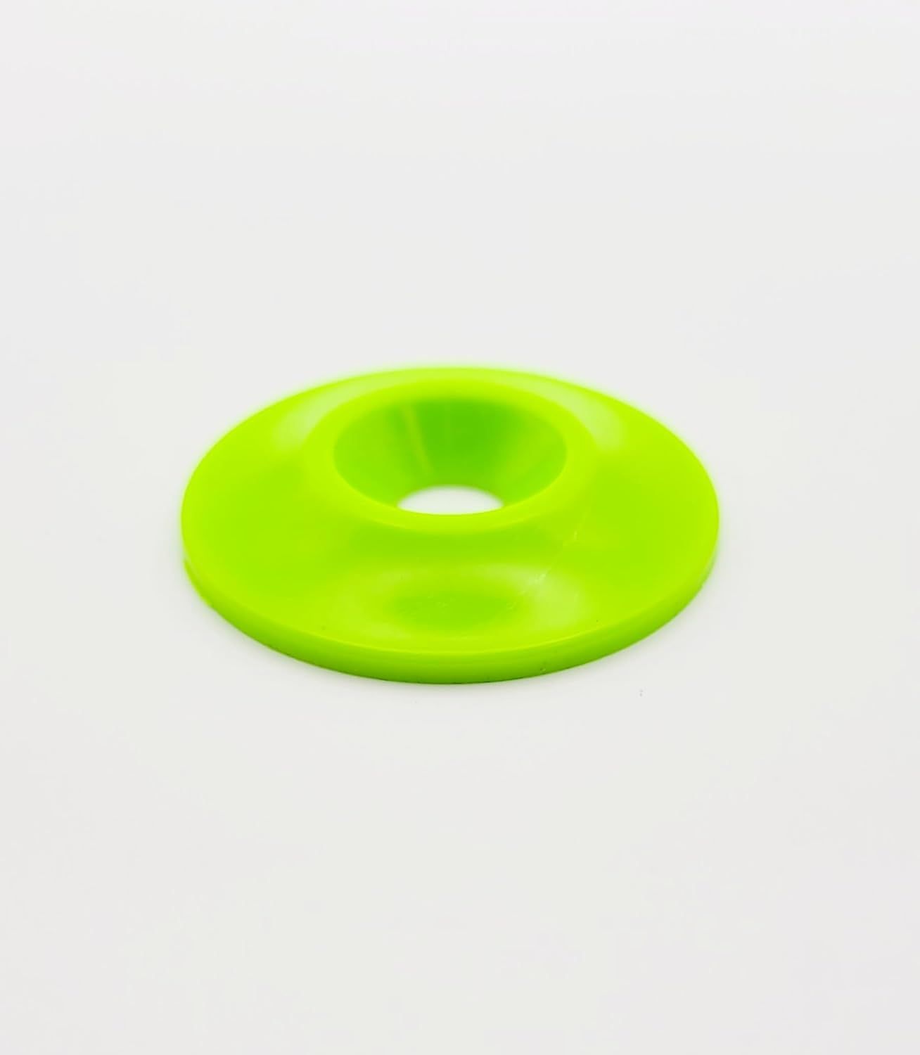 Countersunk bolt washer flo green