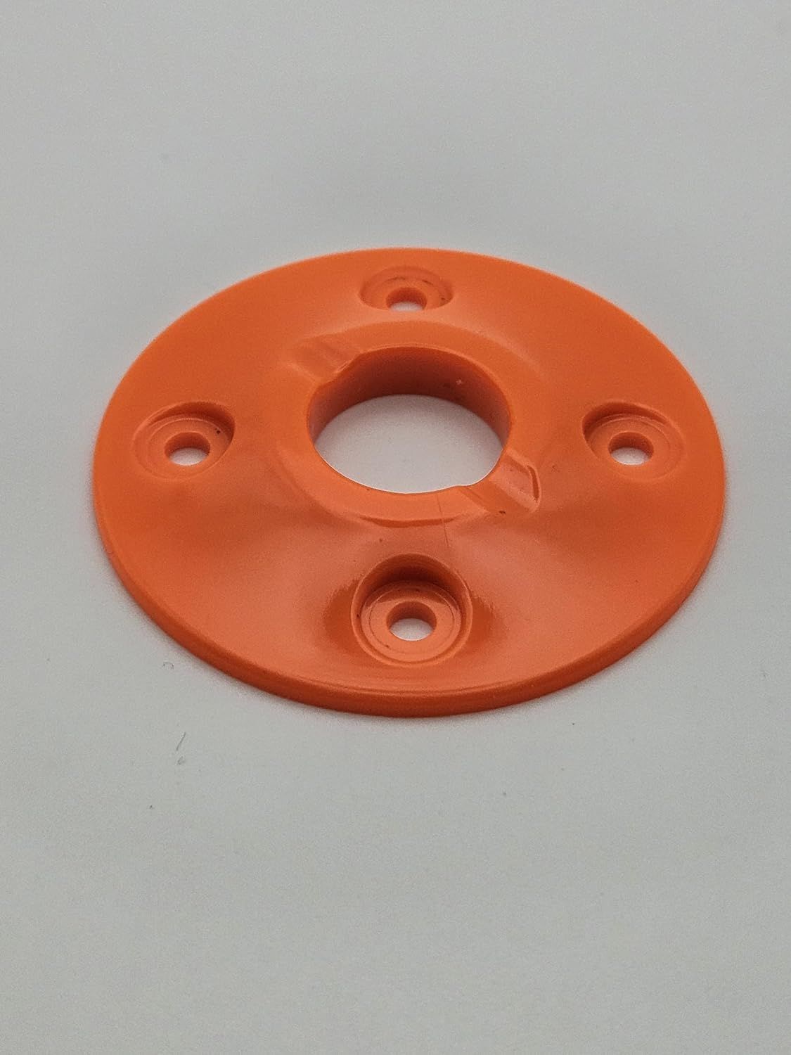 Hood pin scuff plate flo orange
