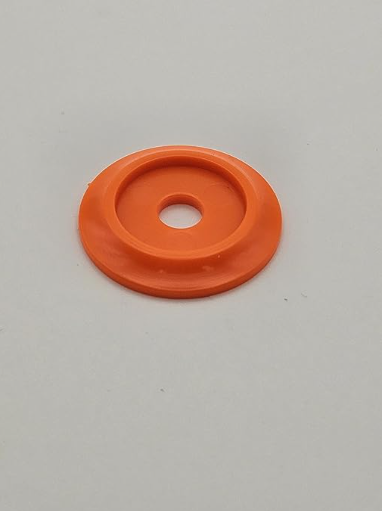 hex head body bolt washer flo orange