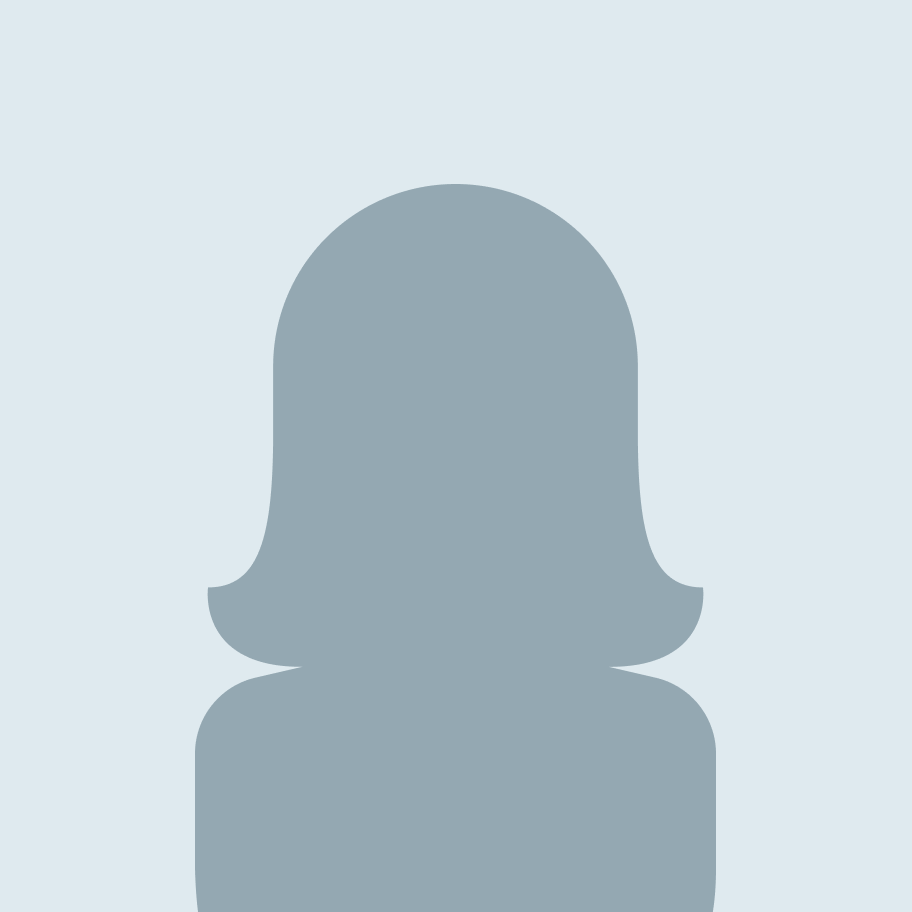 Gray silhouette of a person avatar on a light blue background