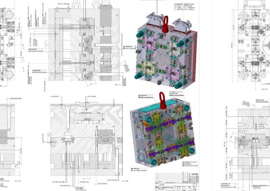 Progettazione grafica stampo
