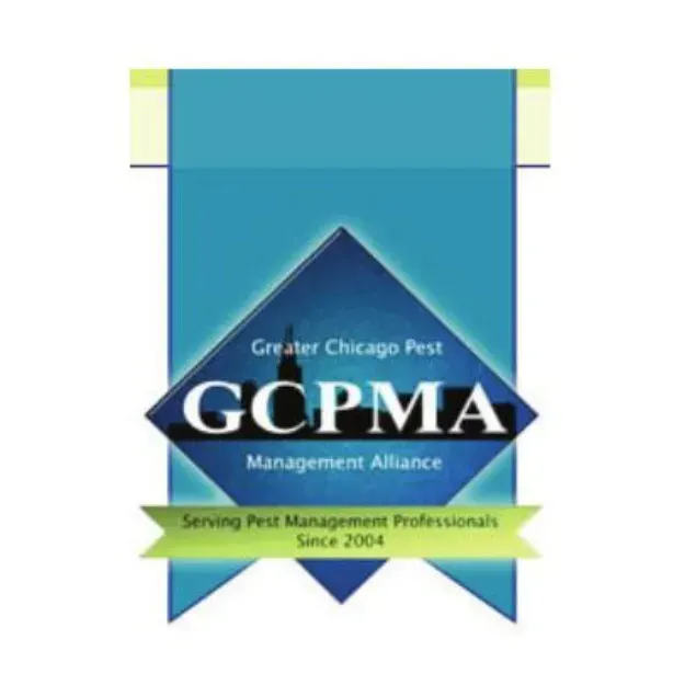 A logo for the greater chicago pest management alliance