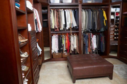 Brown closet — Closet Design & Remodeling in Erie, PA